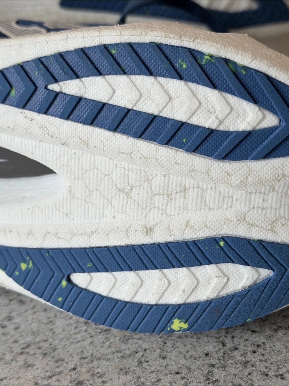 MEN'S SAUCONY ENDORPHIN PRO 4 SOLAR SHOES LAPIS / CITRON 10.5